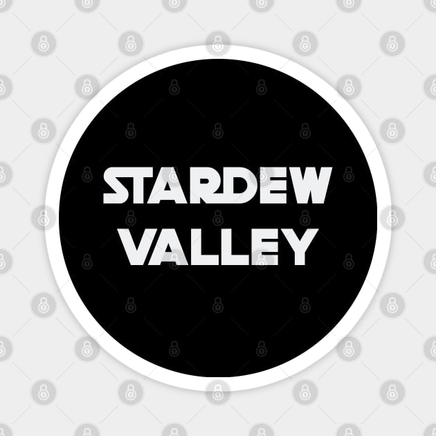 Stardew Valley S t a rwars inspired logo Magnet by Madelyn_Frere